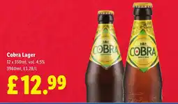 Lidl Cobra Lager offer