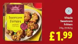 Lidl Vitasia Sweetcorn Fritters offer