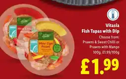 Lidl Vitasia Fish Tapas with Dip offer