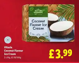 Lidl Vitasia Coconut Flavour Ice Cream offer