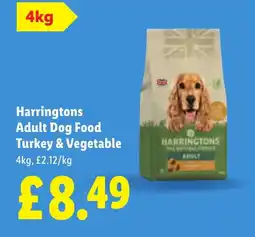 Lidl Harringtons Adult Dog Food Turkey & Vegetable offer