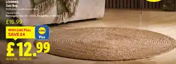 Lidl LIVARNO Jute Rug offer