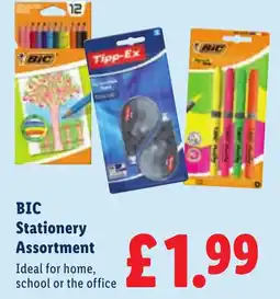 Lidl BIC Stationery Assortment offer