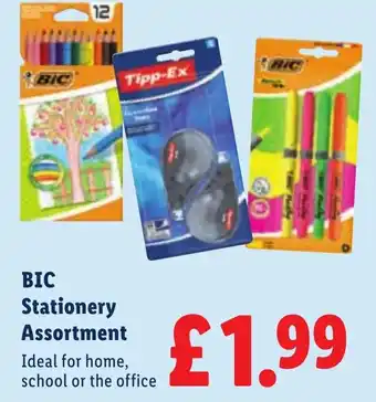 Lidl BIC Stationery Assortment offer