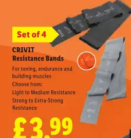 Lidl CRIVIT Resistance Bands offer