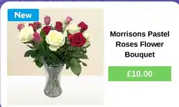 Morrisons Morrisons Pastel Roses Flower Bouquet offer