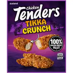 Iceland Iceland Chicken Tenders Tikka Crunch 450g offer