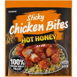 Iceland Iceland Hot Honey Sticky Chicken Bites 400g offer