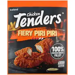 Iceland Iceland Chicken Tenders Fiery Piri Piri 450g offer