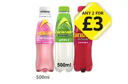 Londis Lucozade Zero Sugar Pink, Apple, Cherry offer