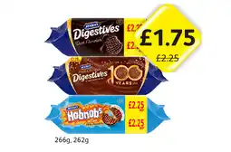 Londis McVities Dark Chocolate, Milk, Hobnobs offer