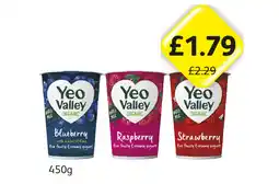 Londis Yeo Valley Organic Blueberry, Raspberry, Strawberry offer