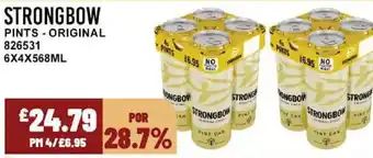 STRONGBOW Pints original