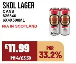 Bestway SKOL LAGER Cans offer