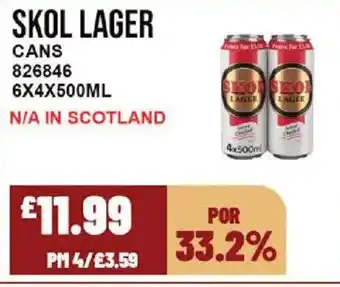 Bestway SKOL LAGER Cans offer