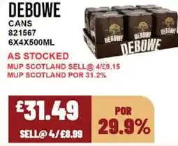 Bestway DEBOWE Cans offer