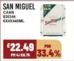 Bestway SAN MIGUEL Cans offer