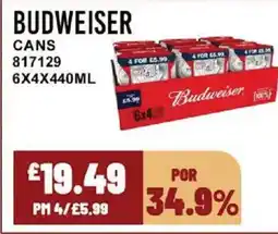 Bestway BUDWEISER Cans offer