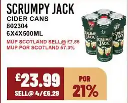 Bestway SCRUMPY JACK Cider cans offer