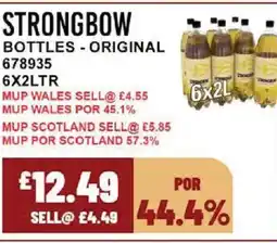 Bestway STRONGBOW Bottles original offer