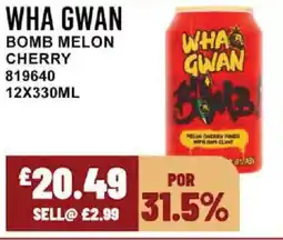 Bestway WHA GWAN Bomb melon cherry offer