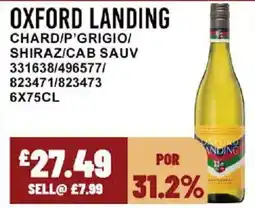 Bestway OXFORD LANDING Chard/p'grigio/ shiraz/cab sauv offer