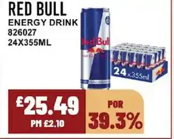 Bestway RED BULL Energy drink offer