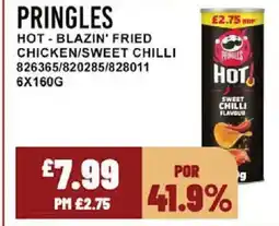 Bestway PRINGLES Hot blazin' fried chicken/sweet chilli offer