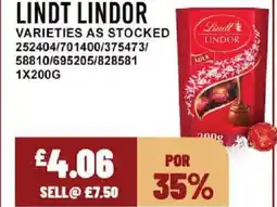 Bestway LINDT LINDOR offer
