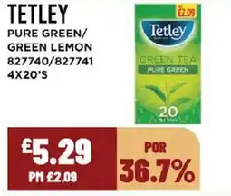 Bestway TETLEY Pure green/ green lemon offer