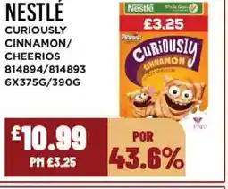 Bestway NESTLÉ Curiously cinnamon/ cheerios offer