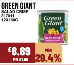 Bestway GREEN GIANT Salad crisp offer