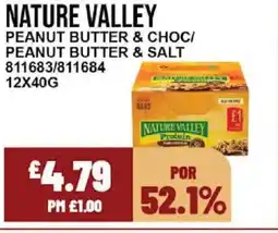 Bestway NATURE VALLEY Peanut butter & choc/ peanut butter & salt offer