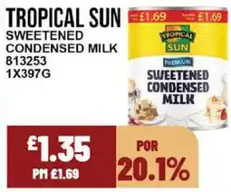 Bestway TROPICAL SUN Sweetened condensed milk offer