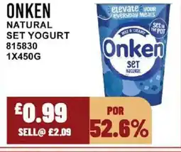 Bestway ONKEN Natural set yogurt offer