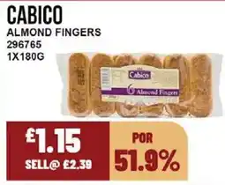 Bestway CABICO Almond fingers offer