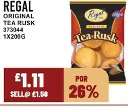Bestway REGAL Original tea rusk offer