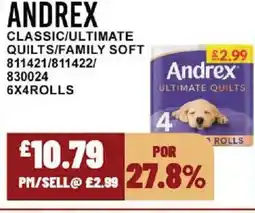 Bestway ANDREX Classic/ultimate quilts/family soft offer