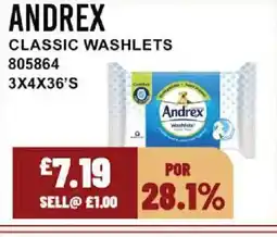 Bestway ANDREX Classic washlets offer