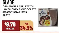 Bestway GLADE Cinnamon & apple/with love/honey & chocolate offer