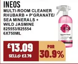 Bestway INEOS Multi-room cleaner rhubarb + p'granate/ sea minerals + wild jasmine offer