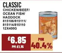 Bestway CLASSIC Chicken/beef/ ocean fish/ haddock offer