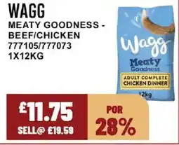 Bestway WAGG Meaty goodness - beef/chicken offer