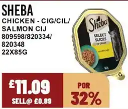 Bestway SHEBA Chicken cig/cil/ salmon cij offer