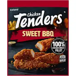 Iceland Iceland Chicken Tenders Sweet BBQ 450g offer