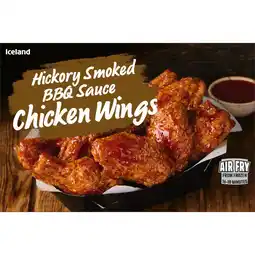 Iceland Iceland Hickory Smoked BBQ Sauce Chicken Wings 475g offer