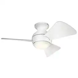 Costco Kichler Sola 3 Blade (86cm) Indoor Ceiling Fan with AC Motor and Remote Control offer