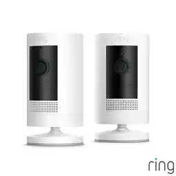Costco Ring Battery Stick Up Cam 2 Pack in White offer