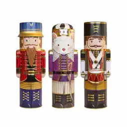 Costco Silver Crane Christmas Nutcracker Fudge Tin in Three Colours, 300g offer