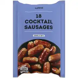 Iceland Iceland 18 (Approx.) Cocktail Sausages 216g offer